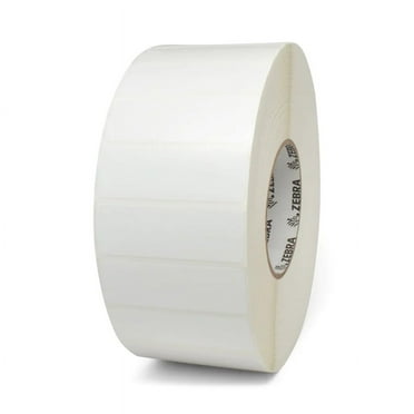 Zebra Z-Perform 1000D Direct Thermal Labels, 2" x 1.25" Label, 0.75" Core, 280 Per Roll, 6 Rolls