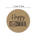 thumbnail image 4 of 1 Rouleau de 500 Pcs Autocollants en Papier Kraft Forme Ronde Étiquettes Cadeaux Autocollants Auto-Adhésifs Emballage Cadeau Lettres Créatives Imprimées pour Maison Boutique Café, 4 of 4