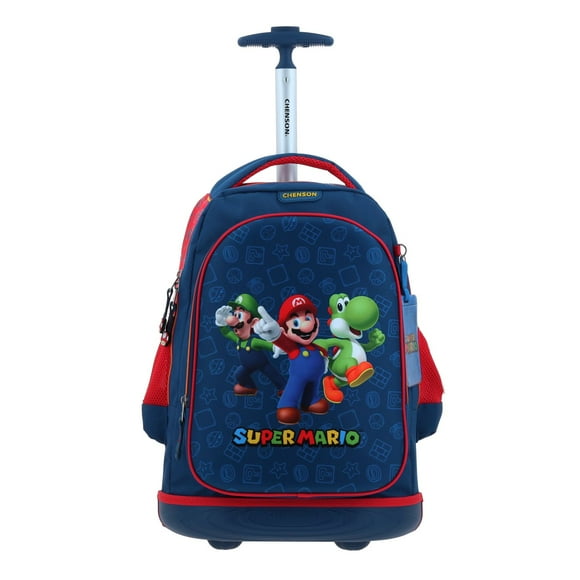 Mochila Grande Con Ruedas Y Luces Led Chenson Mario Gronshi