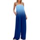 thumbnail image 2 of VISgogo Mono para mujer, tirantes finos, color degradado, pantalones largos sueltos de pierna ancha para fiesta informal VISgogo  moda, 2 of 7