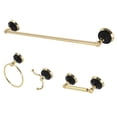 thumbnail image 5 of Kingston Brass  Water Onyx 4-Piece Bathroom Hardware Set Antique Brass Antique, 5 of 5