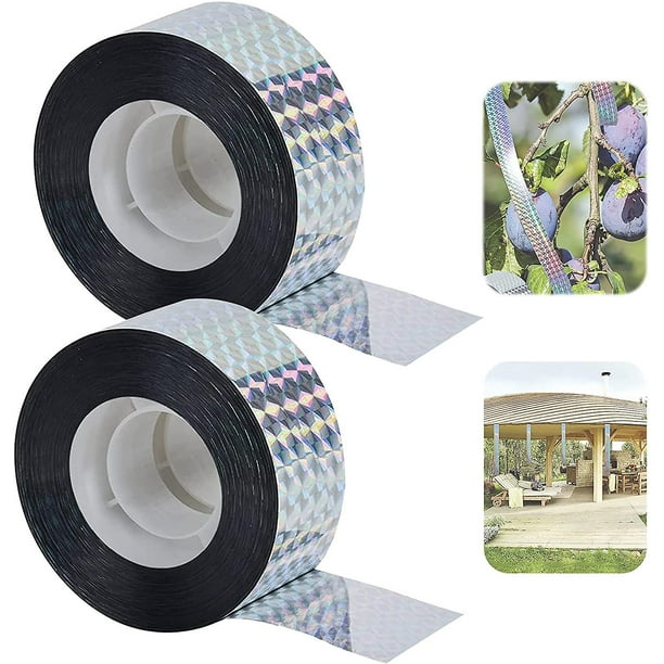 Reflective Bird Deterrent Tape, 2 Rolls of Bird Deterrent Tape, Pigeon