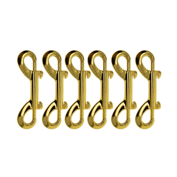 Bewildely 6 piezas Perno Broches Desmontable Cabezas dobles Gancho Hebillas de correa para mascotas Type4 NO4 Bewildely HA011195-02