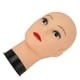 thumbnail image 3 of Cabeza De Maniquí Calva, Cabeza De Exhibición De Sombrero De Material De Goma De PVC Que No Es Fácil De Deslizar Para Hacer Pelucas Para Practicar Maquillaje Para Exhibir ANGGREK Otros, 3 of 8