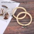 thumbnail image 2 of 20 Pieces 3 Inch Bamboo Embroidery Hoops Round Wooden Circle Hoop Round Ring For Art Craft Handy Sewing, 2 of 8