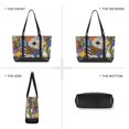 thumbnail image 6 of FORMRS Canvas Laptop Tote Bag for Women with 15.6" Computer Compartments Shoulder Handbag, Blue Floral, 6 of 7