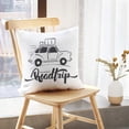 thumbnail image 5 of LALILO Throw Pillow Covers Travel Retro Car With And Lettering Cushion Cover 18" x 18", 2 Pack, 5 of 6