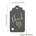 thumbnail image 5 of Inkdotpot Rose Gold Foil Paper Hang Tags ThankYou Bridal Shower-Baby Shower-Retirement-Wedding-Birthday Favor Tags 50 Pack, 5 of 6