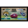 Jacksonville Jaguars vs. Tennessee Titans Framed 10" x 20" House Divided Football Collage