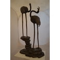 thumbnail image 6 of Nifao Pair of Flamingos Bronze Statue Fountain – Garden Outdoor Decor Sculpture, 33"L x 22"W x 60"H, 6 of 10