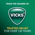 thumbnail image 6 of Vicks Herbal Cough Drops for Cough and Sore Throat Relief, Alpine Spring Herbal Blend, 50 count, 6 of 10