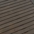 thumbnail image 5 of GDF Studio Navan Outdoor Acacia Wood 8 Seater Sectional Sofa Set with Cushions, Cream and Gray, 5 of 7