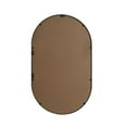 thumbnail image 4 of Metal Frame Oval Mirror 24x40 Inch in Black, 4 of 12