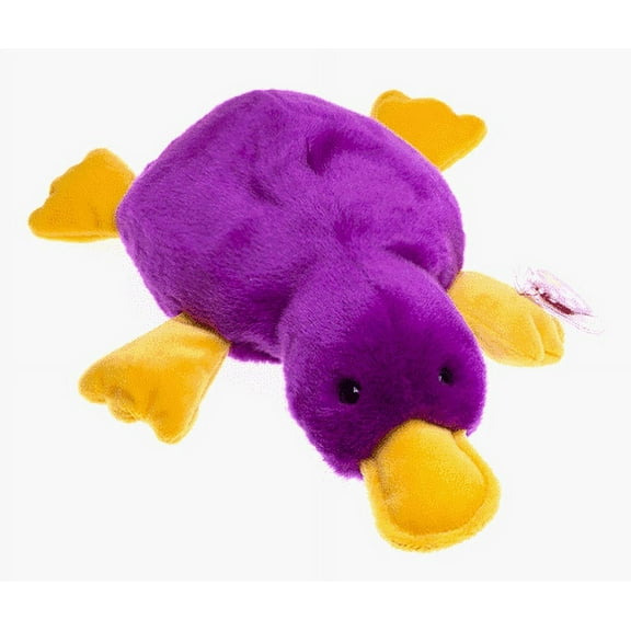 Ty Beanie Buddy Patti the Platypus Stuffed Animals and Plush Toys, Tylon Purple