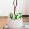 thumbnail image 1 of 3 estatuas de ranas de jardín, maceta para paisajismo, estatuas para abrazar árboles, esculturas de césped, estatuas, decoración para el hogar y la DYNWAVEMX Figuras de rana, 1 of 8