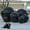 Black, variant on Yescom 6PCS Big Shiny Inflatable Mirror Ball Set Iridescent Giant Reusable Hanging Balloon with Electric Pump for Disco Party Wedding Event