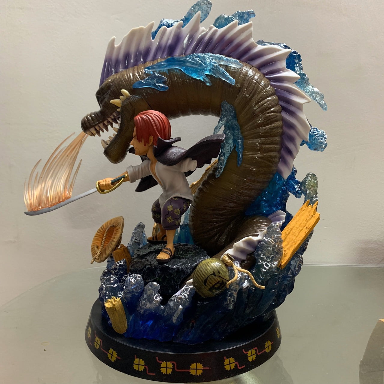 New The Four Emperors Shanks (Resonance Ver) Character Anime Model Statue Action Figures Desktop Ornament Popular Decorations Fan Souvenirs Creative Gift Collectable