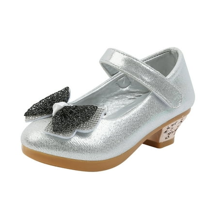 

JINMGG Clearance Items Infant Kids Baby Girls Flower Lovely Bowknot Single Princess Shoes Sandals