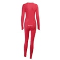 thumbnail image 5 of Sunisery Women's V Neck Butt Flap Pajamas Onesie Bodysuit Long Sleeve Jumpsuit, 5 of 5