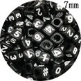 thumbnail image 1 of 5mm 6mm 7mm Mixed Letter Beads Oval /Square Shape Alphabet Beads For Jewelry Making DIY Charms Bracelet Necklace Accessories, 1 of 5