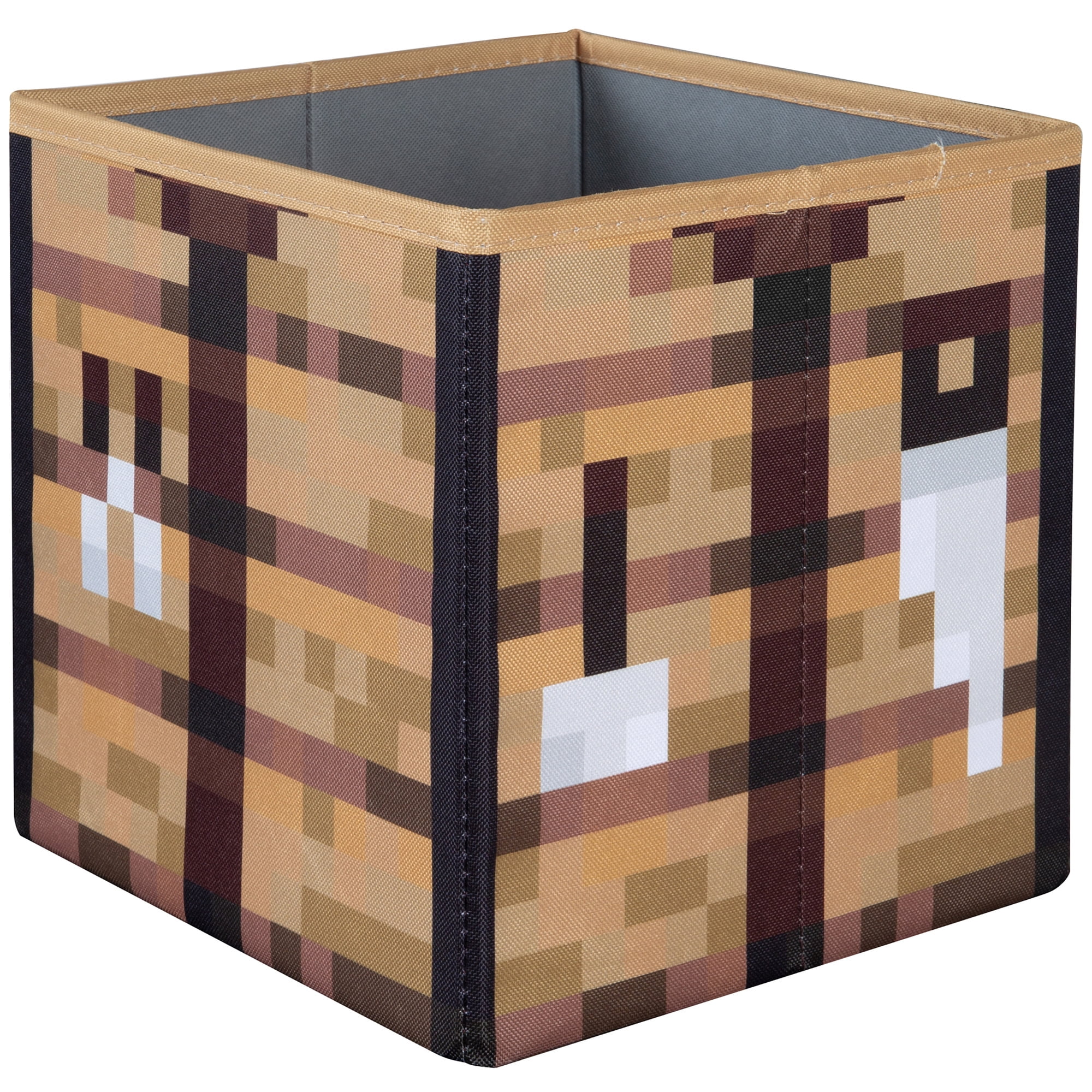 Minecraft: Fabric Storage Boxes: 2pc - Creeper & Crafting Table - 10" Collapsible Cubes, Toy-Games-Clothes Organization, Game Themed Designs, Licensed