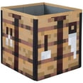 thumbnail image 5 of Minecraft: Fabric Storage Boxes: 2pc - Creeper & Crafting Table - 10" Collapsible Cubes, Toy-Games-Clothes Organization, Game Themed Designs, Licensed, 5 of 11