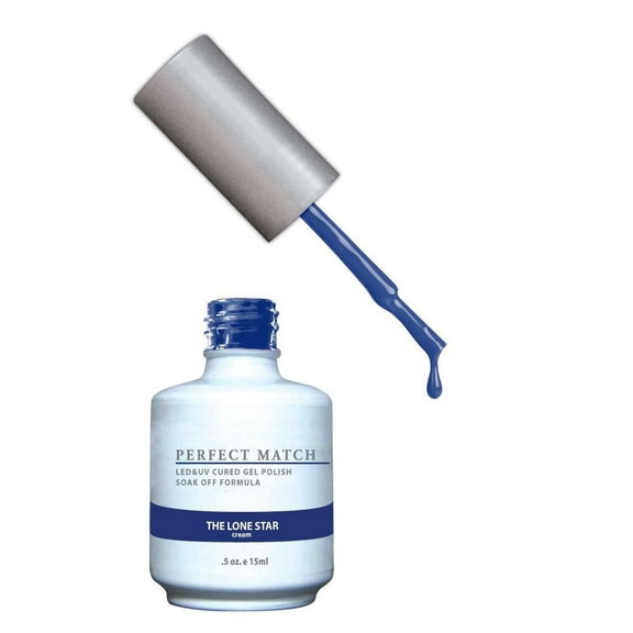 LECHAT Perfect Match Pair of Soak off Gel   Matching Nail Polish PMS139 - The Lone Star