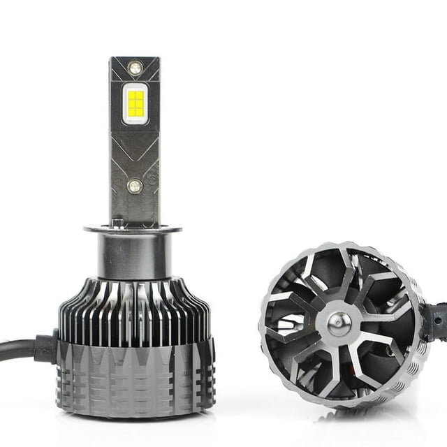 Bombilla LED para faros delanteros de automóvil (H1), luz blanca fría a 6000 K, juego de 2