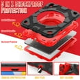 thumbnail image 2 of ELEHOLD Kids Case for iPad 10th Generation 10.9" 2022, Three-Layer Heavy Duty Rugged Shockproof Case with 360° Rotatable Folding Handle Grip Kickstand Crossbody Shoulder Strap for iPad 10th Gen,Red, 2 of 7