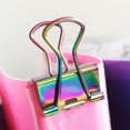 thumbnail image 2 of Clips de aglutinante multicolor 12x Organizador de Archivos de Color Clips de Carpeta de Metal 19mm para Entradas Photo Pciture, 2 of 9