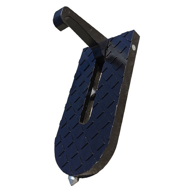 Sidaley Placa de paso de puerta de coche plegable, gancho de alféizar, estante de techo de aleación de aluminio, escalera de pie, Protector Ventana automotriz Negro Sidaley VI001070-02B
