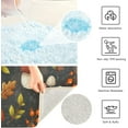 thumbnail image 4 of Luxury Toilet Rugs U-Shaped 17.3"x13.4", Extra Soft and Absorbent Microfiber Bathroom Rugs, Non-Slip Toilet Bath Mat, Machine Wash Dry, Contour Bath Rugs for Toilet Base-Cute Little Mushroom, 4 of 4