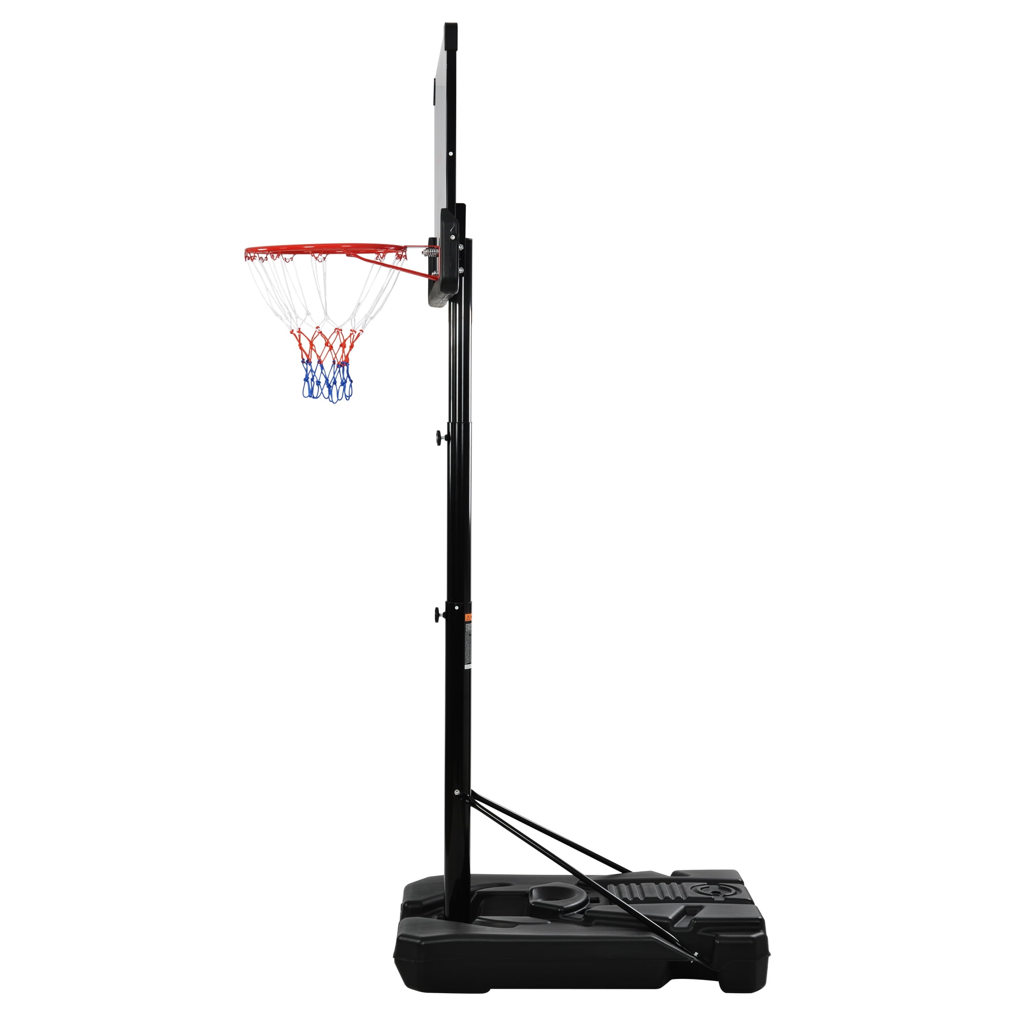 Portable Basketball Hoop 6.6-10ft Height Adjustable with LED Basketball Hoop Lights, for Indoor Outdoor Use