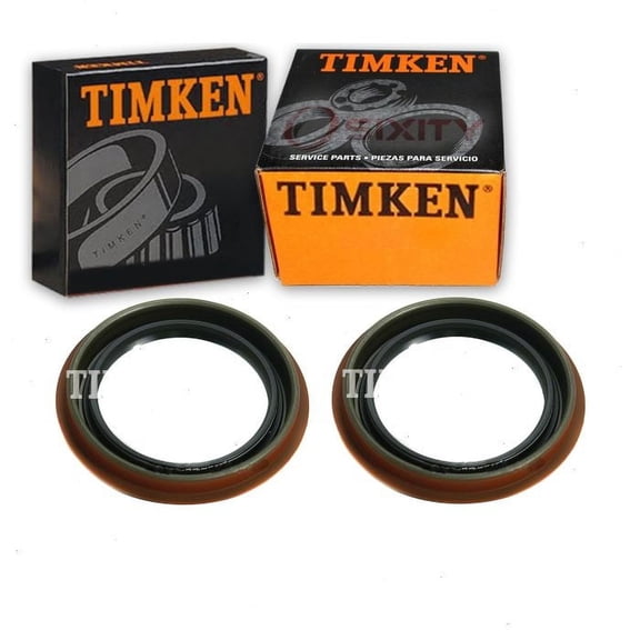 2 pc Timken Rear Wheel Seals compatible with Cadillac Escalade 2000-2018