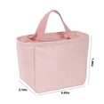 thumbnail image 3 of Dmlowu Lunch Box for Women 7x9" Durability Lunch Bag Portable Transparent Insulated Cooler Lunch Tote Bag for Home Office School Supplies, 3 of 9