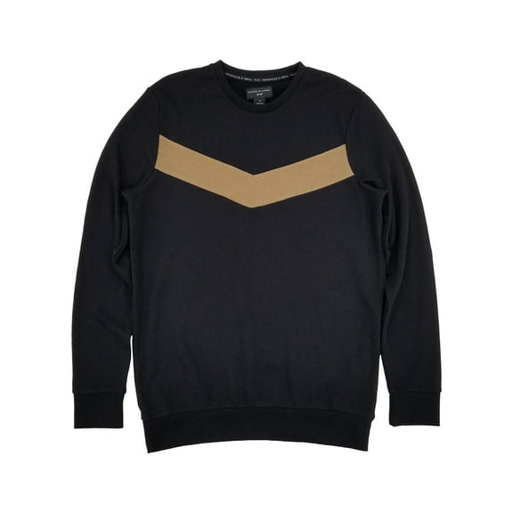 Shaquille O'Neal Mens Big & Tall Black French Terry Crew Pullover Sweatshirt XLT