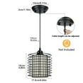 thumbnail image 3 of Depuley Industrial Pendant Light, Farmhouse Metal Hanging Barn Pendant Lighting Fixture Adjustable Length Black, 3 of 9