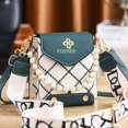 thumbnail image 1 of Bolso pequeño para mujer, de hilo bordado, de moda, ancho, con cinta para el hombro, para cambiar el teléfono móvil, pequeño bolso tipo cartera, 1 of 5