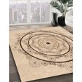 thumbnail image 3 of Ahgly Company Machine Washable Indoor Rectangle Transitional Bronze Brown Area Rugs, 3' x 5', 3 of 7