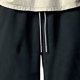 thumbnail image 4 of Hombre Verano Pantalones Cortos De Media Longitud Sueltos Cierre De Cordón Imprimir Deportes Pantalones Cortos De Cintura Alta Negro L, 4 of 8