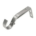thumbnail image 1 of Mainstays 7/8”-1" Brushed Nickel Adjustable Single Curtain Rod Bracket Set (2 Pack), 1 of 4