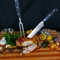 thumbnail image 4 of Ergo Chef Pro Series 8" Meat Carving & Serving Fork Forged High Carbon Stainless-Steel, Full Tang, 4 of 5