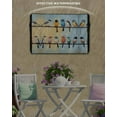 thumbnail image 6 of Outdoor TV Cover 70 to 75 Inch Weatherproof, Colorful Birds Waterproof TV Screen Protector for Outside Decor with Zipper and Pocket 68"L x 42"H , Blue Teal Yellow Red, 6 of 7