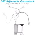 thumbnail image 4 of Grill Light, Bright LED BBQ Grill Light with Magnetic Base & Adjustable Screw Clamp - 360 Degree Flexible Gooseneck,Silver, 4 of 6