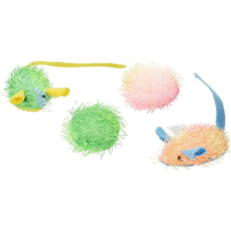 SPOT STRINGY MICE & BALL W/CATNIP SPOT STRINGY MICE & BALL W/CATNIP