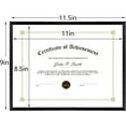 8.5X11 Aluminum Certificate FrameMetal Diploma Frames For 8.5 X 11