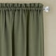 thumbnail image 2 of Juego de cortinas y cenefas para ventana Ergode DRTV24GC12-VV 58x24 / 58x14 Verde / Camel, 2 of 2