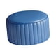thumbnail image 5 of Reposapiés redondo, taburete bajo, asiento acolchado estable, taburete otomano redondo, taburete suave azul, 5 of 9