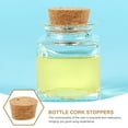 thumbnail image 3 of Glass Bottle Cork Party Beverage Stopper Wood Crafts Kids Wine Stoppers Mini Corks Miss, 3 of 6