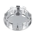 thumbnail image 4 of Unique Bargains 4 Pcs 54mm Dia 9 Clips Car Wheel Tyre Center Hub Caps Cover Silver Tone, 4 of 6